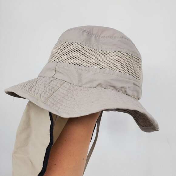 Steston No Fly Zone Insect Repellant Sun Guard Men's Outdoor Fishing Hat Medium - Picture 10 of 13